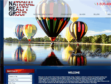 Tablet Screenshot of nationalrealtygroup.com